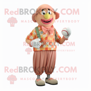 Peach Clown mascotte...