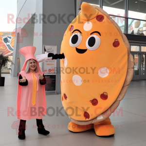 Peach Pizza Slice mascotte...