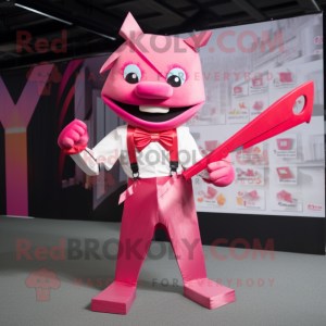 Rosa Knife Thrower maskot...