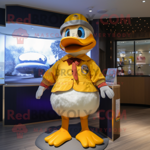  Duck mascotte kostuum...