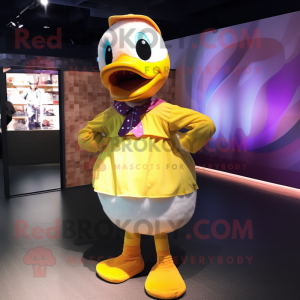  Duck mascotte kostuum...