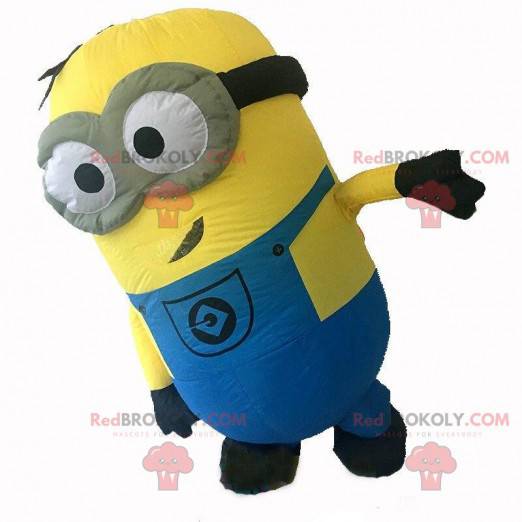 Oppustelig gul Minions maskot af mig, grim og grim -
