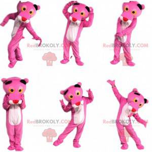 Pink panther mascot, famous cartoon character - Redbrokoly.com