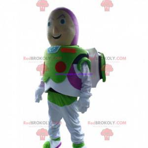 Mascot Buzz Lightyear, famous character from Toy Story -