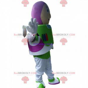 Mascot Buzz Lightyear, berömd karaktär från Toy Story -