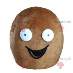 Costume da patata, costume da personaggio marrone -