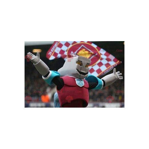 Mascote robô colorido de super-herói - Redbrokoly.com