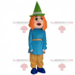 Scarecrow mascot, character from "The Wizard of Oz" -
