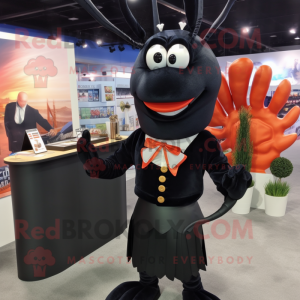 Black Lobster Bisque maskot...