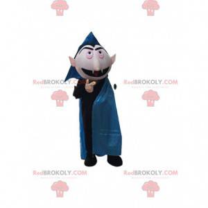 Mascot of Count von Count, famous vampire of the Muppets -