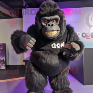 nan Gorilla mascot costume character dressed with a Mini Dress and Beanies