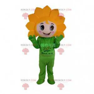 Giant yellow flower costume, sunflower mascot - Redbrokoly.com