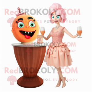 Peach Zombie mascotte...