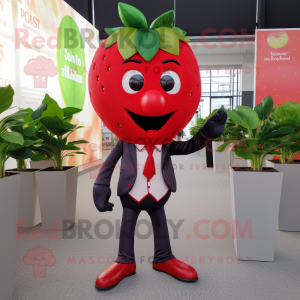 Red Strawberry mascotte...