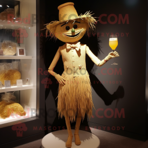 Gold Scarecrow maskot...