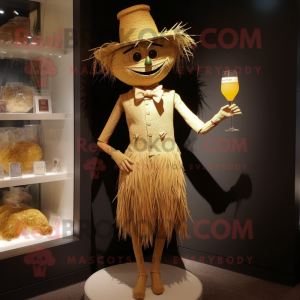 Guld Scarecrow maskot...