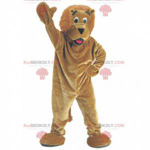 Mascote leão marrom - Redbrokoly.com