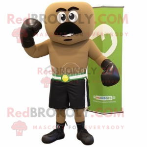 Olive Boxing Glove mascotte...