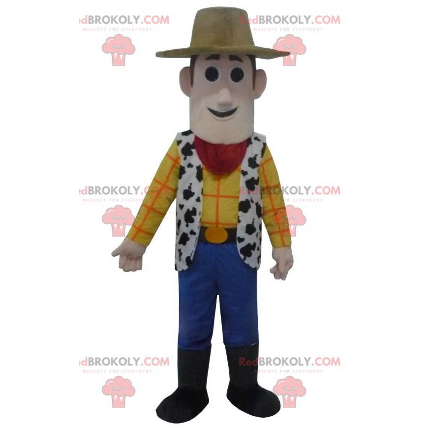 Dräkt av Woody, den berömda sheriffen från Toy Story-tecknade