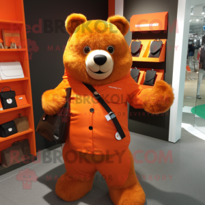Orange Bear mascotte...