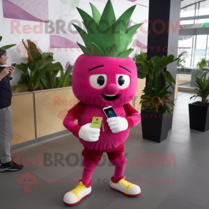 Magenta Pineapple mascotte...