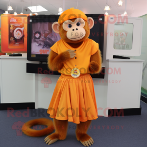 Orange Capuchin Monkey...
