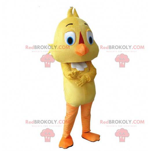 Canary costume, yellow bird costume, yellow mascot -