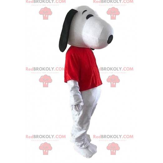 Snoopy, a famosa fantasia de cão de desenho animado -