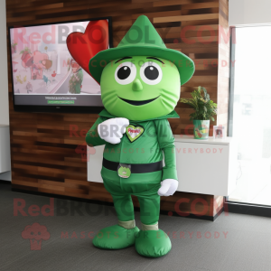 Green Heart maskot drakt...