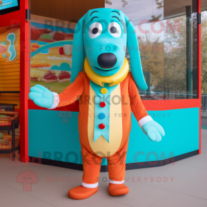 Turkis Hot Dog maskot...