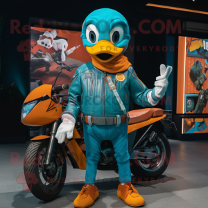 Teal Mandarin mascotte...