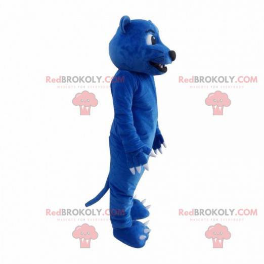Disfraz de pantera azul gigante, disfraz de felino azul -