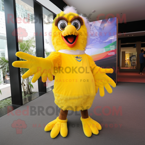 Yellow Eagle mascotte...