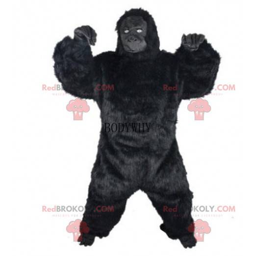 Reusachtig zwart gorilla kostuum, King Kong kostuum -