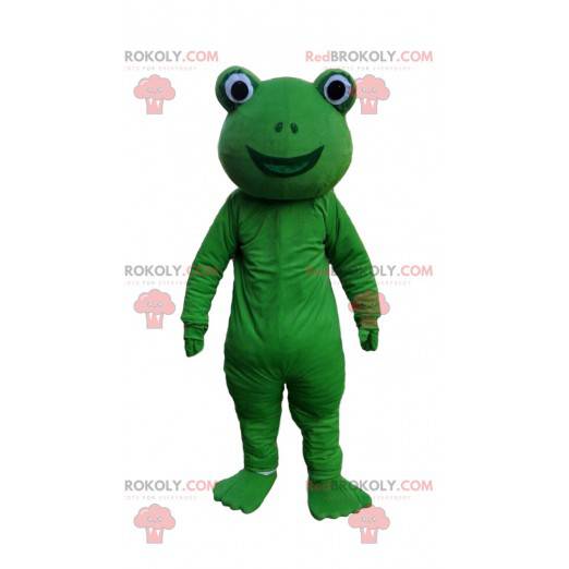 Zelený a usměvavý kostým žáby, kostým ropuchy - Redbrokoly.com