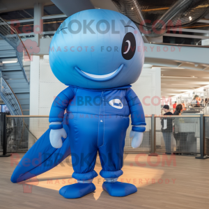 Blue Whale mascotte kostuum...