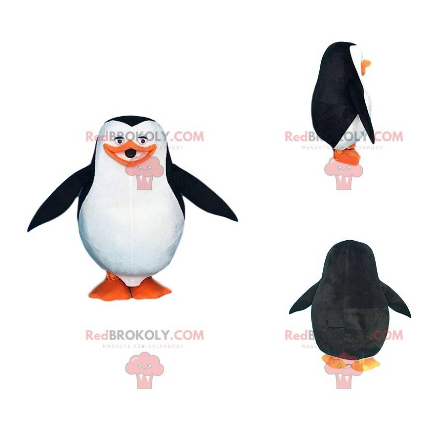 Disfraz de pingüino de la caricatura "Los pingüinos de