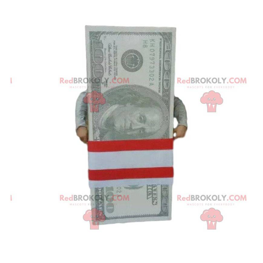 Mascotte De Liasse De Billets De 100 Dollars Taille L 175 180 Cm Mascotte De Liasse De Billets De 100 Dollars Taille L 175 180 Cm