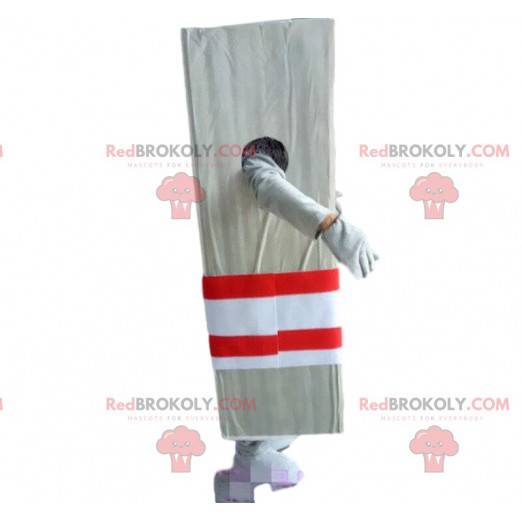 Mascot bundle of 100 dollar bills. Giant ticket - Redbrokoly.com