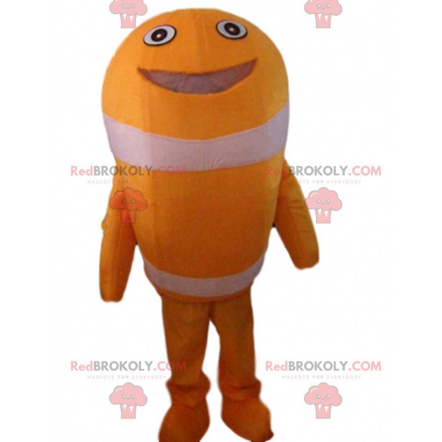 Oranžový a bílý kostým klauna, kostým ryby - Redbrokoly.com