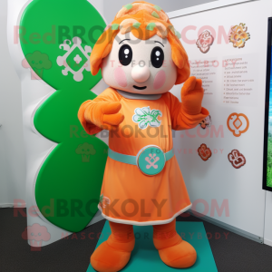 Peach Celtic Cross maskot...