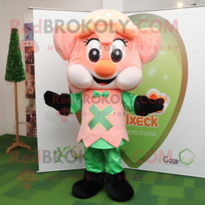 Peach Celtic Cross maskot...