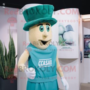 Teal Caesar Salad mascotte...