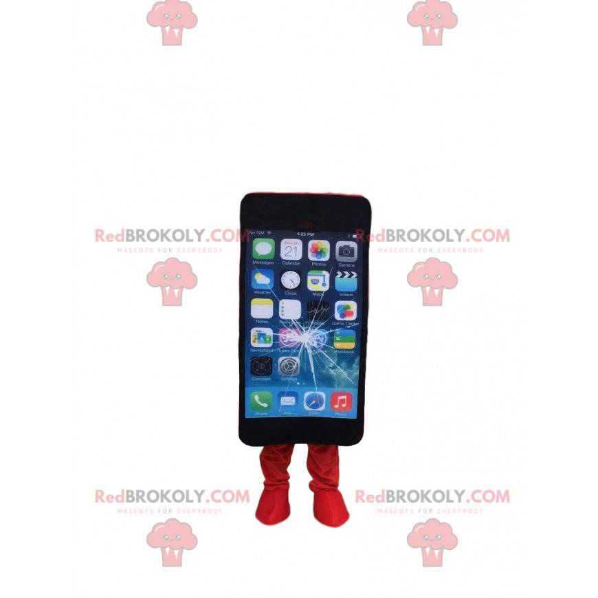 Broken cell phone costume, smartphone costume - Redbrokoly.com