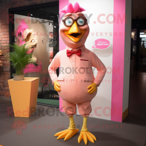 Pink Butter Chicken maskot...