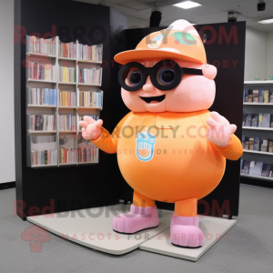 Peach Strongman mascotte...