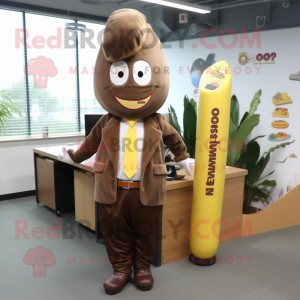 Brown Baa mascotte kostuum...