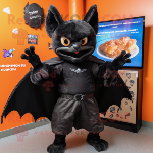 Black Bat mascotte kostuum...