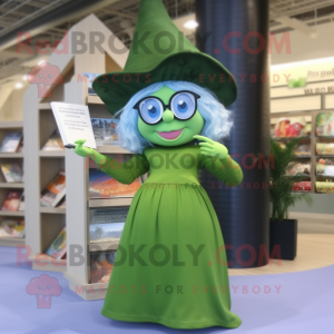 Olive Witch maskot kostume...