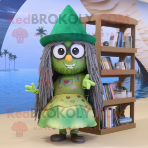 Olive Witch maskot kostume...